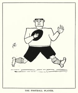 Oxford Quips: Futbolcu (lito) by Bohun Lynch