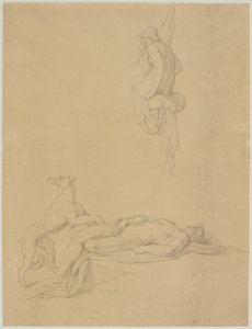 Ovid'in "Nergis ve Yankı" üzerine vaka çalışmaları by Bonaventura Genelli
