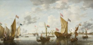 Anvers açıklarında Schelde ile nakliye