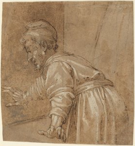 Pencereden bakan bir adam by Bonifacio de