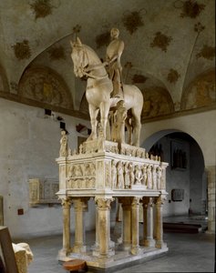 Bernabo Visconti (heykel) anısına atlı anıt by Bonino da Campione