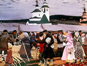 Adil by Boris Mikhailovich Kustodiev