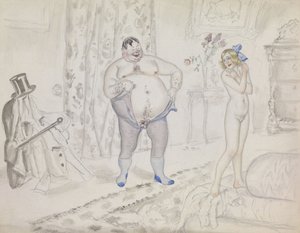 Gece Buluşması by Boris Mikhailovich Kustodiev