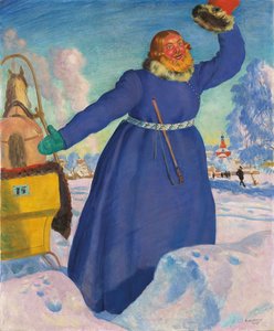 Arabacı, 1923 by Boris Mikhailovich Kustodiev