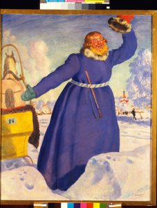 Pervasız Bir Arabacı. Boris Michaylovich Kustodiev