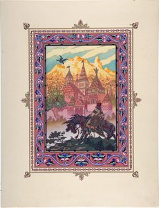Masal için çizim Marya Morevna (Maria des mers) par Zvorykin, Boris Vasilievich (1872