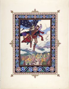 Masal için çizim Marya Morevna (Maria des mers) par Zvorykin, Boris Vasilievich (1872