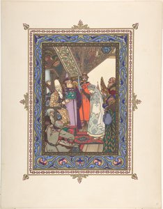 Masal Snegurochka için illüstrasyon, c. 1925 by Boris Vasilievich Zvorykin