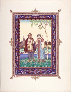 Snegourotchka ( ou Snegourka, la Fille de neige) - Masal için İllüstrasyon Snegurochka par Zvorykin, Boris Vasilievich (1872