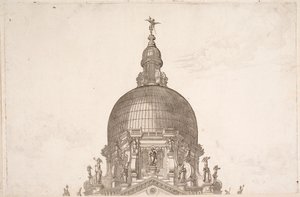 Santa Maria della Salute 1631 için alayı by Boschini