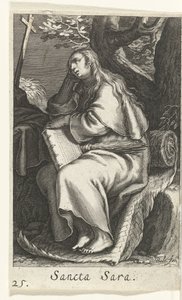 Libya Aziz Sarah Sancta Sara (nesne üzerindeki başlık) Hermites (dizi adı) Sacra Eremus Ascetriarum (dizi adı)