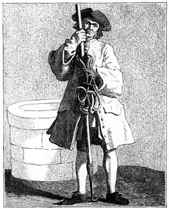 Bir Kuyu Temizleyici, 1737-1742. by Bouchardon