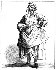 Eski şapkalarla uğraşan kadın, 1737-1742.