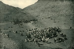 Hayber Geçidinden Geçen Kervan, 1901.