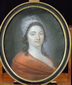 Charlotte Corday (1768-93) 1793 (kağıt üzerinde pastel) by Brars