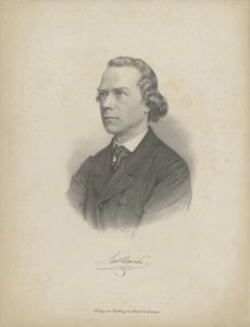 Piyanist ve besteci Carl Heinrich Carsten Reinecke'nin portresi 1824-1910, c. 1850.