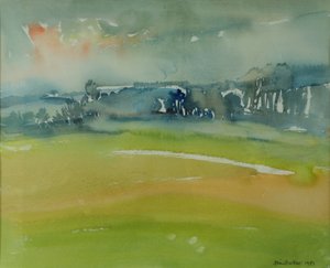 Misty Morning, 1981 (kağıt üzerinde wc) by Brenda Brin Booker