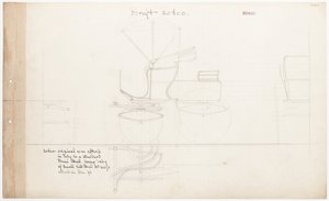 Demi-Mail Phaeton için çalışma çizimi, no. 20400 by Brewster and Co.