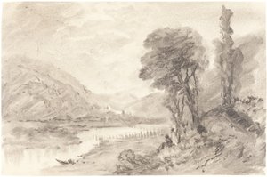 Manzara by British 19th Century