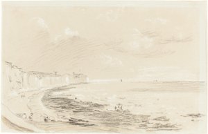 deniz kıyısı sahnesi by British 19th Century