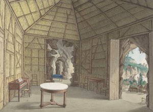 Yemek Odası, Villa Barbaja, Napoli, 1800-1870. by British Anonymous 19th Century.