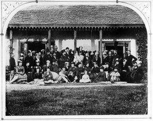 Grup - Hükümet Konağı, c.1871 by British Photographer