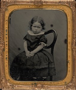 Bir Kızın Portresi, yak. 1855 (fotoğraf) by British Photographer
