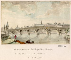 Bir dizi eskiz, Büyük Britanya, Kıta ve Amerika'dan görünümler 1772-1778 (suluboya) by British School