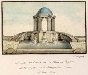 Bir dizi eskiz, Büyük Britanya, Kıta ve Amerika'dan görünümler 1772-1778 (suluboya) by British School