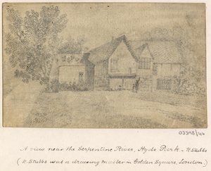 Bir dizi eskiz, Büyük Britanya, Kıta ve Amerika'dan görünümler 1772-1778 (suluboya) by British School