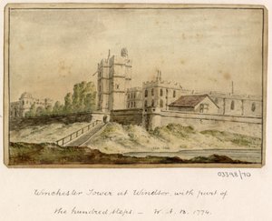 Bir dizi eskiz, Büyük Britanya, Kıta ve Amerika'dan görünümler 1772-1778 (suluboya) by British School