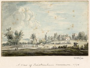 Bir dizi eskiz, Büyük Britanya, Kıta ve Amerika'dan görünümler 1772-1778 (suluboya) by British School
