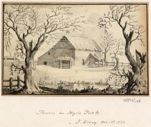 Bir dizi eskiz, Büyük Britanya, Kıta ve Amerika'dan görünümler 1772-1778 (suluboya) by British School
