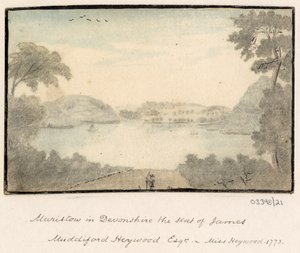 Bir dizi eskiz, Büyük Britanya, Kıta ve Amerika'dan görünümler 1772-1778 (suluboya) by British School