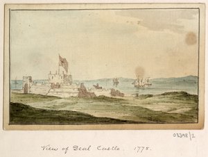 Bir dizi eskiz, Büyük Britanya, Kıta ve Amerika'dan görünümler 1772-1778 (suluboya) by British School