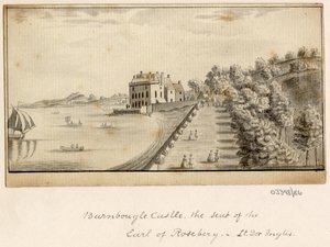 Bir dizi eskiz, Büyük Britanya, Kıta ve Amerika 1772-1778'deki görünümler (suluboya) by British School