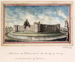 Bir dizi eskiz, Büyük Britanya, Kıta ve Amerika 1772-1778'deki görünümler (suluboya) by British School
