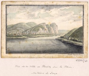 Bir dizi eskiz, Büyük Britanya, Kıta ve Amerika 1772-1778'deki görünümler (suluboya) by British School