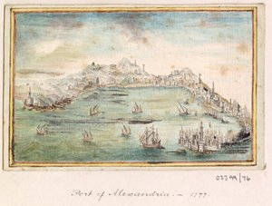 Bir dizi eskiz, Büyük Britanya, Kıta ve Amerika 1772-1778'deki görünümler (suluboya) by British School