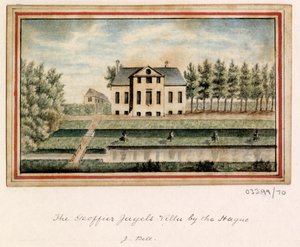 Bir dizi eskiz, Büyük Britanya, Kıta ve Amerika 1772-1778'deki görünümler (suluboya) by British School