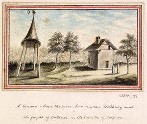 Bir dizi eskiz, Büyük Britanya, Kıta ve Amerika 1772-1778'deki görünümler (suluboya) by British School