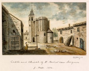 Bir dizi eskiz, Büyük Britanya, Kıta ve Amerika 1772-1778'deki görünümler (suluboya) by British School