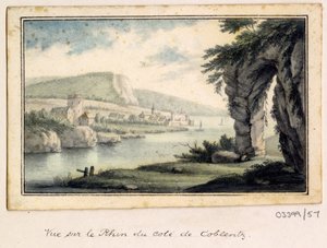 Bir dizi eskiz, Büyük Britanya, Kıta ve Amerika 1772-1778'deki görünümler (suluboya) by British School
