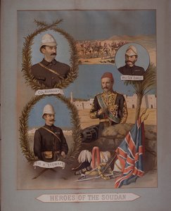 Soudan 1885 Kahramanları (chromolitho) by British School