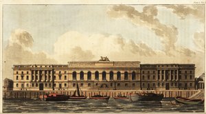 Thames Nehri üzerindeki Yeni Gümrük Binası, Londra by British School