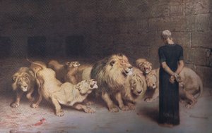 Aslanlar inindeki Daniel, Bibbys Yıllık by Briton (after) Riviere