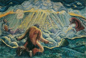 Oluş ve yok oluş, c.1920 (tuval üzerine yağlıboya)