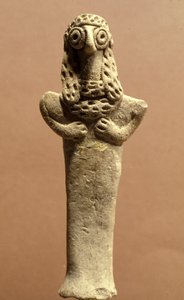 Aşera heykelciği, Kenanlı, MÖ 999-600 (kil)