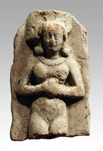 Aşera heykelciği, Kenanlı, MÖ 999-600 (kil)
