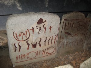 Kivik Kungagraven yakınlarındaki Kral Mezarı, MÖ 2. binyılın 1 yarısı by Bronze Age culture